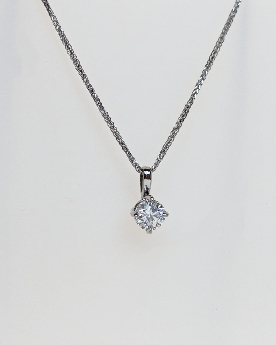 .53CT Lab Diamond Necklace in White Gold