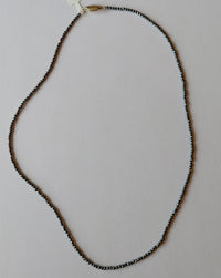 Dainty Black Spinel Necklace