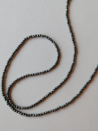 Dainty Black Spinel Necklace