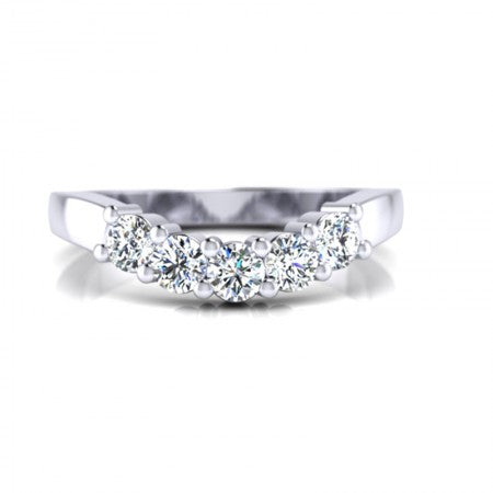 wedding bands for odd shaped engagement rings
