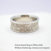 circuit board mens ring