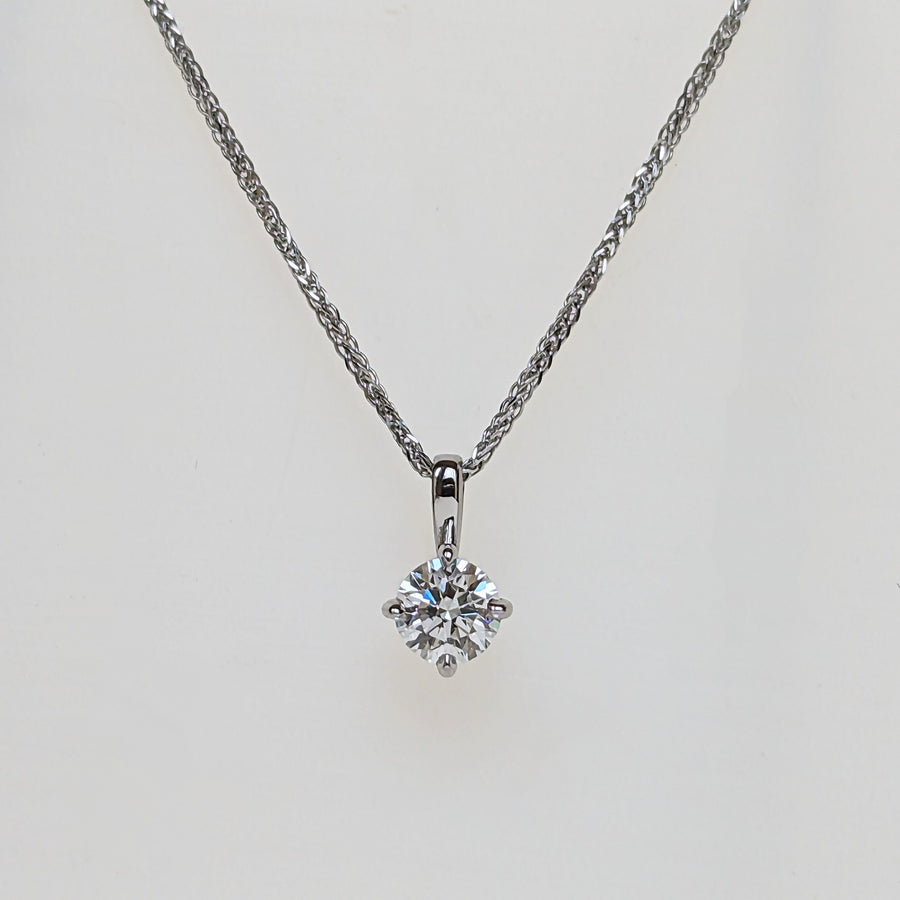 .53CT Lab Diamond Necklace in White Gold
