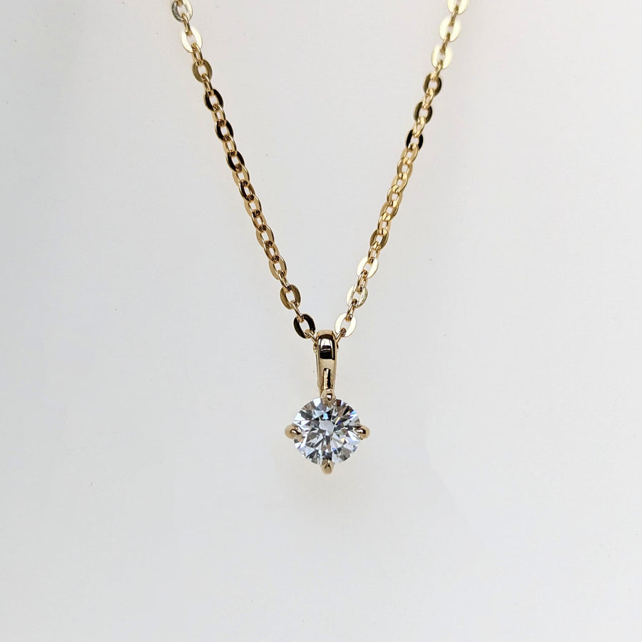 .52CT Lab Diamond Necklace in Yellow Gold