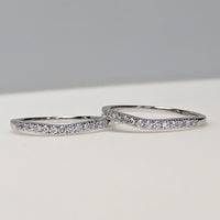 36TW Lab Diamond Wedding Band Set – Sutton Smithworks