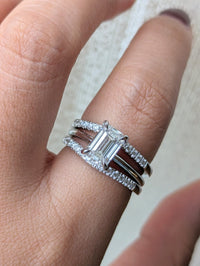 36TW Lab Diamond Wedding Band Set – Sutton Smithworks