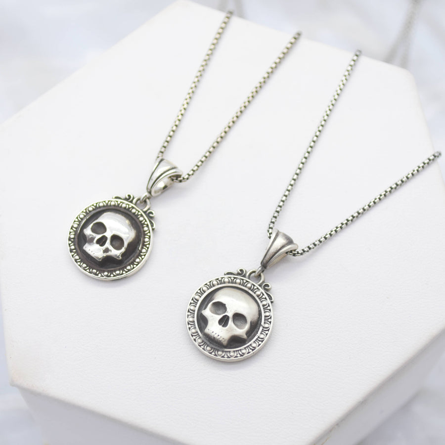 Reaper Silver Necklace