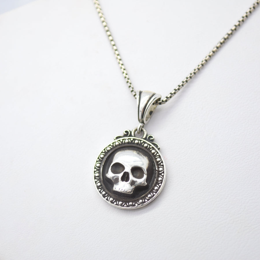 Reaper Silver Necklace