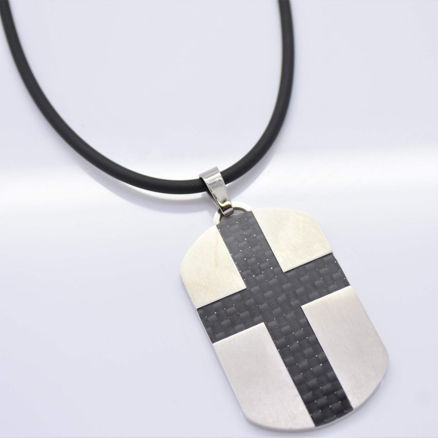 Stainless Steel Cross Pendant Necklace